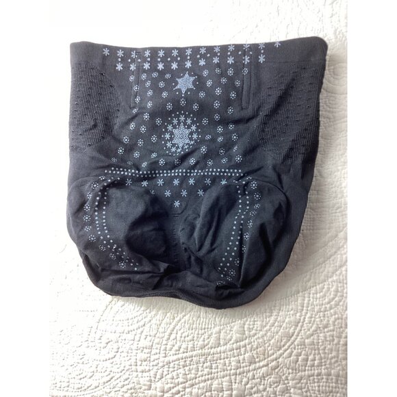 High-Waisted Black Shaping Panties* Snowflake Design Breathable* Tummy Control*M - Picture 5 of 6